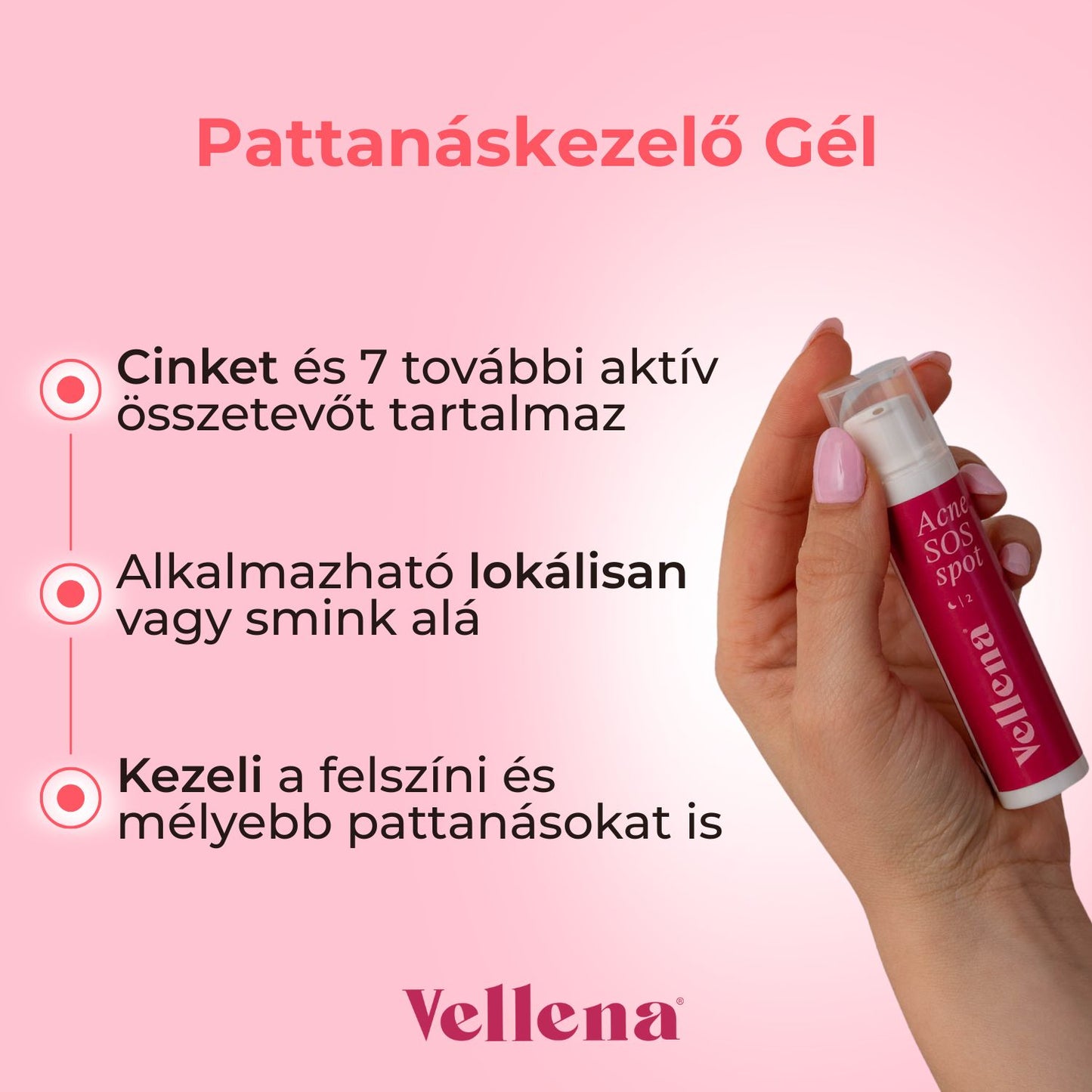 Pattanáskezelő Gél 15ml | Vellena