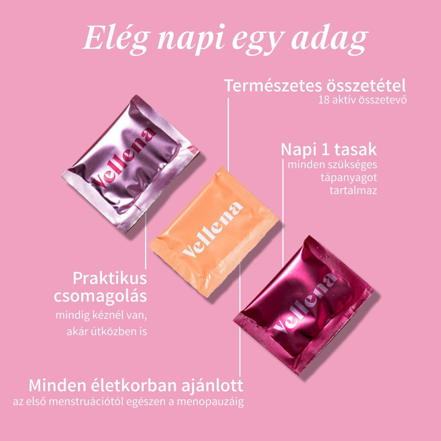 Vellena ital mintacsomag | 3 darabos szett | Vellena