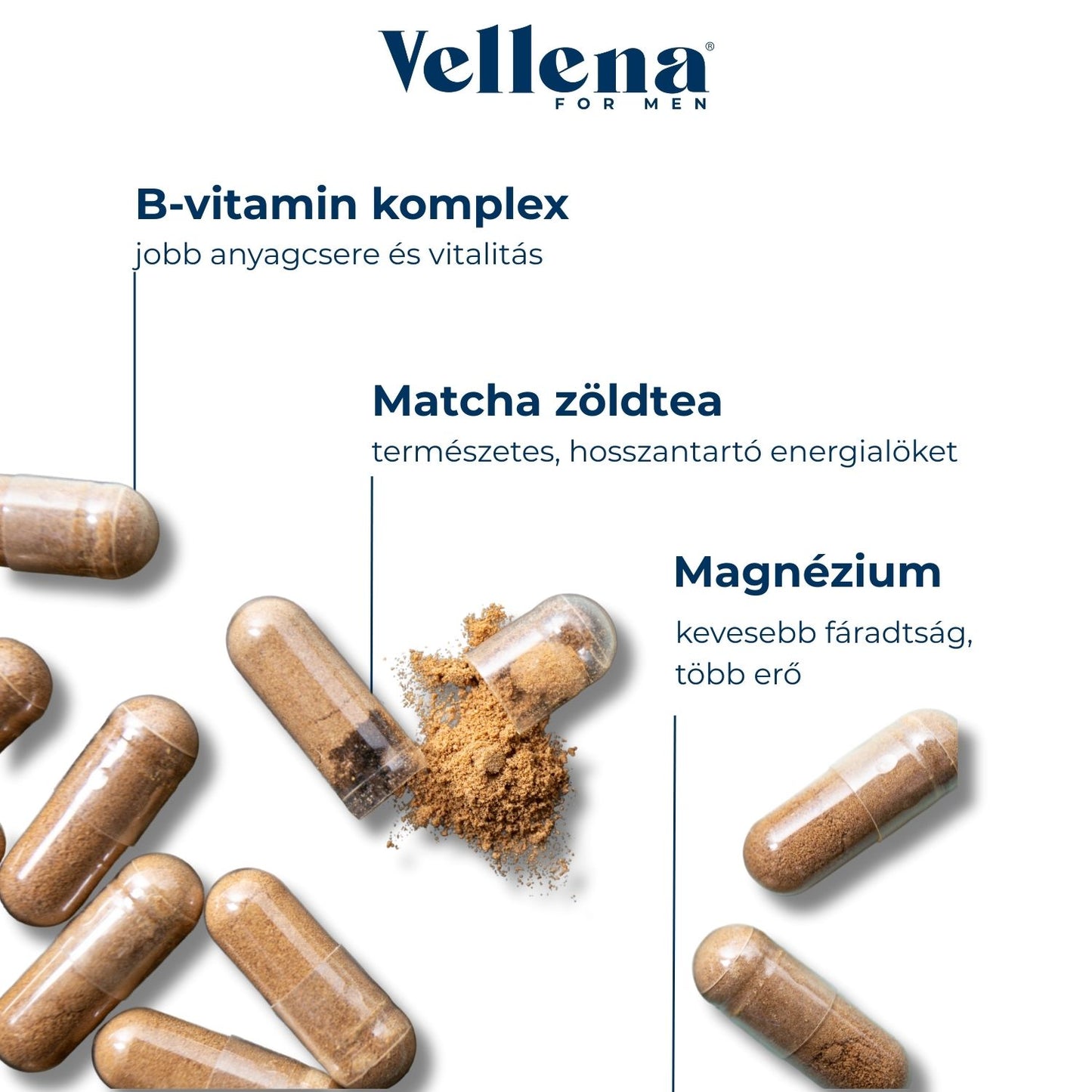Férfi egészség | Kapszulák 3 PACK | Vellena for Men