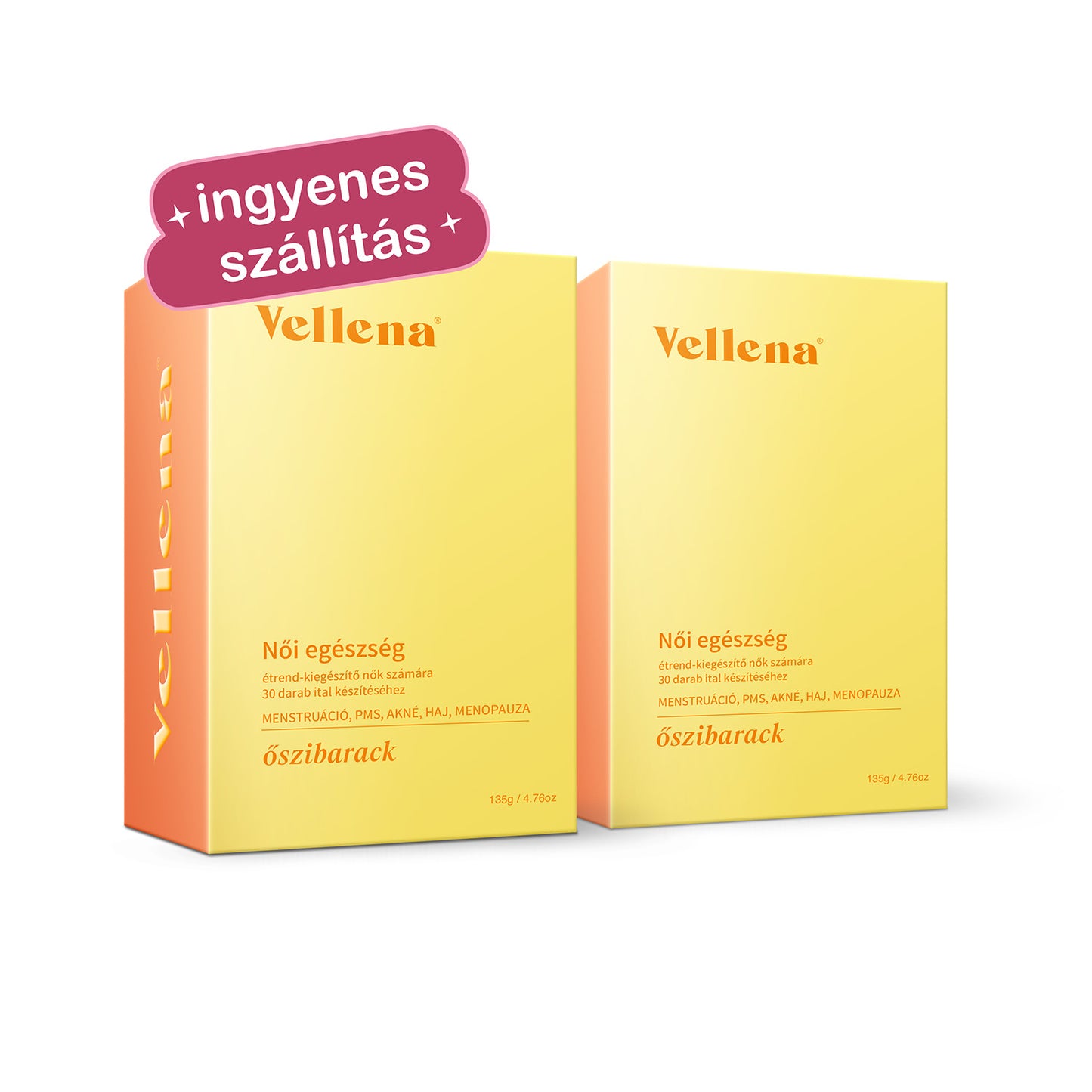 Női Egészség | Ital 2 PACK | Őszibarack | Vellena