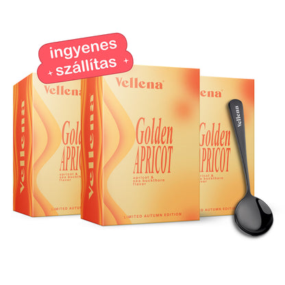 Női Egészség | Ital 3 PACK + INGYENES kanálka | Sárgabarack és Homoktövis | Vellena