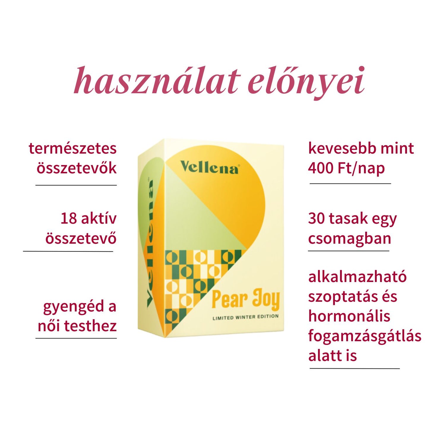 Varázslatos téli 2 íz ajándékkal | ital nőknek | Vellena
