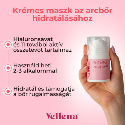 Krémes maszk az arcbőr hidratálásához 50ml | Vellena