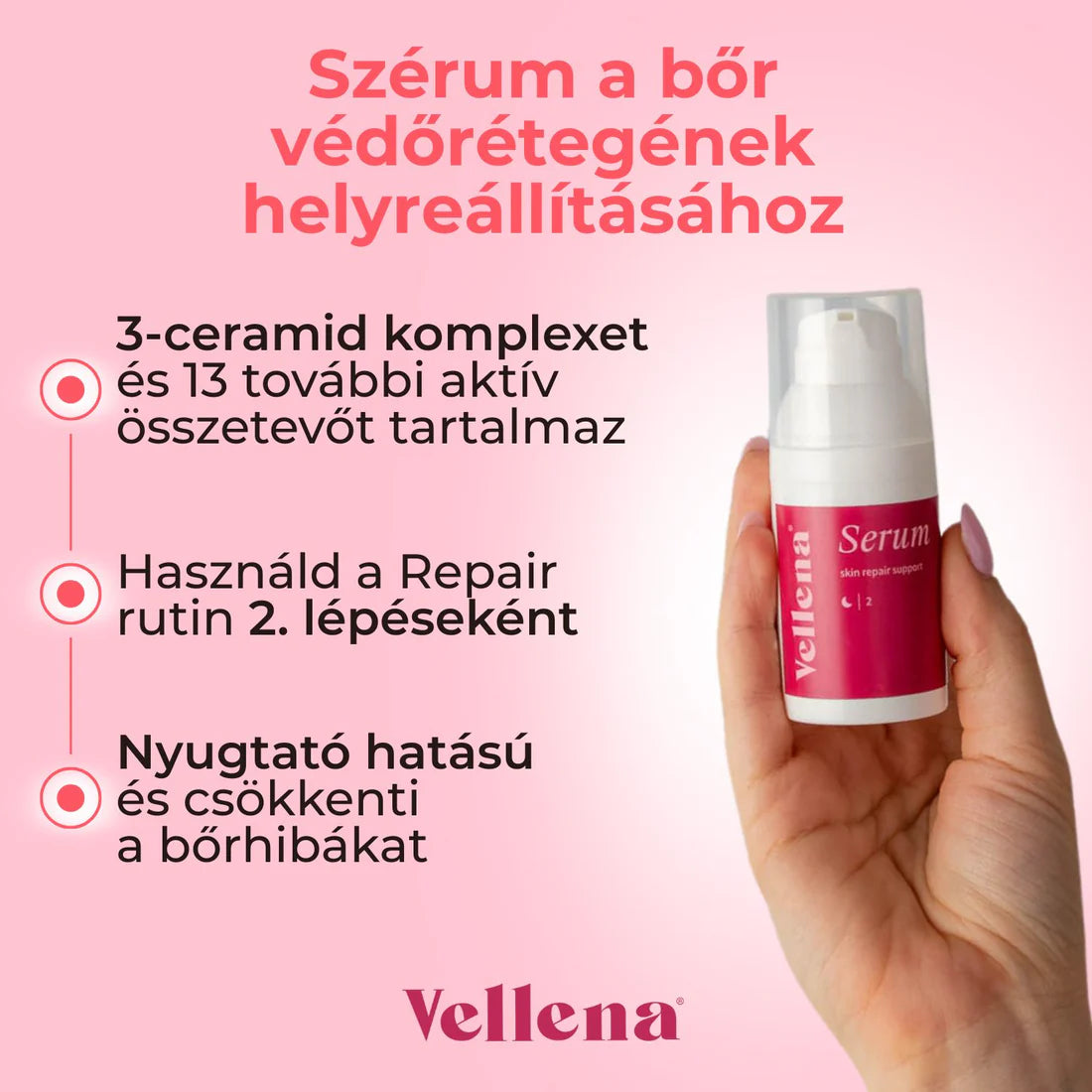 Duó a bőr ragyogásáért és megújulásáért | Glow Szérum + Repair Szérum | Vellena