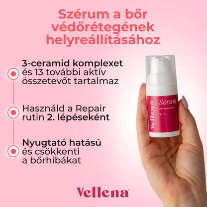 Duó a bőr ragyogásáért és megújulásáért | Glow Szérum + Repair Szérum | Vellena
