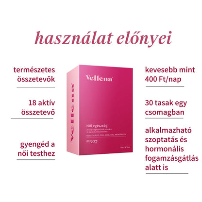 Női Egészség | Ital 3 PACK + INGYENES táska | Meggy | Vellena