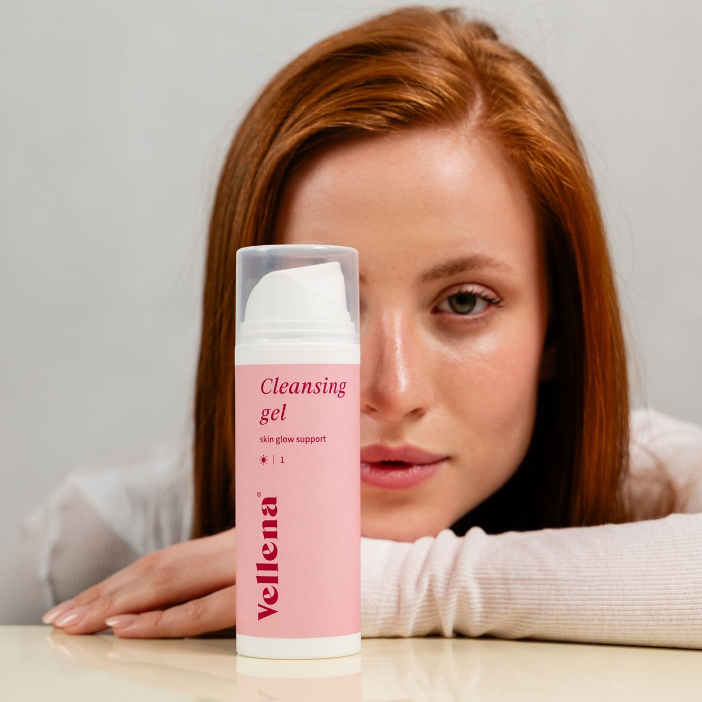 Arctisztító gél az arcbőr ragyogásáért 150ml | Vellena