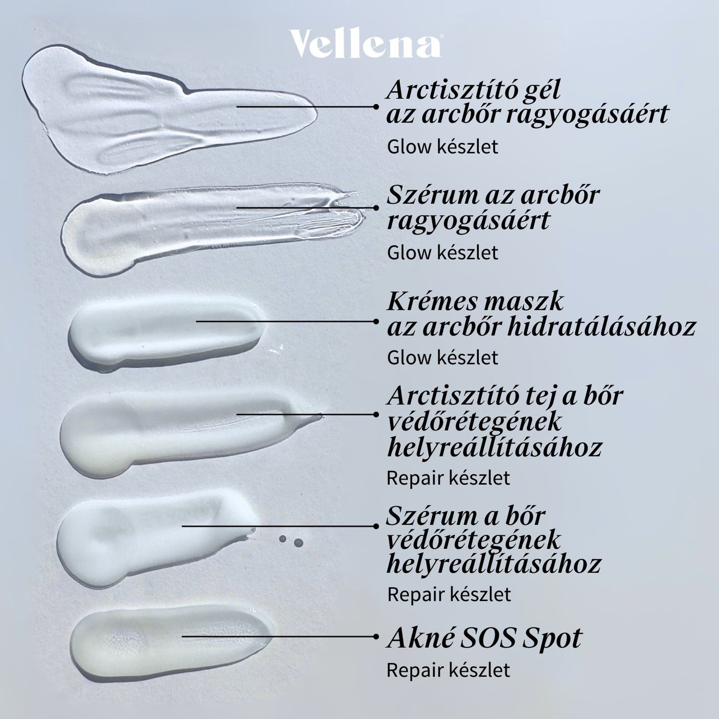 Arctisztító tej a bőr védőrétegének helyreállításához 150ml | Vellena