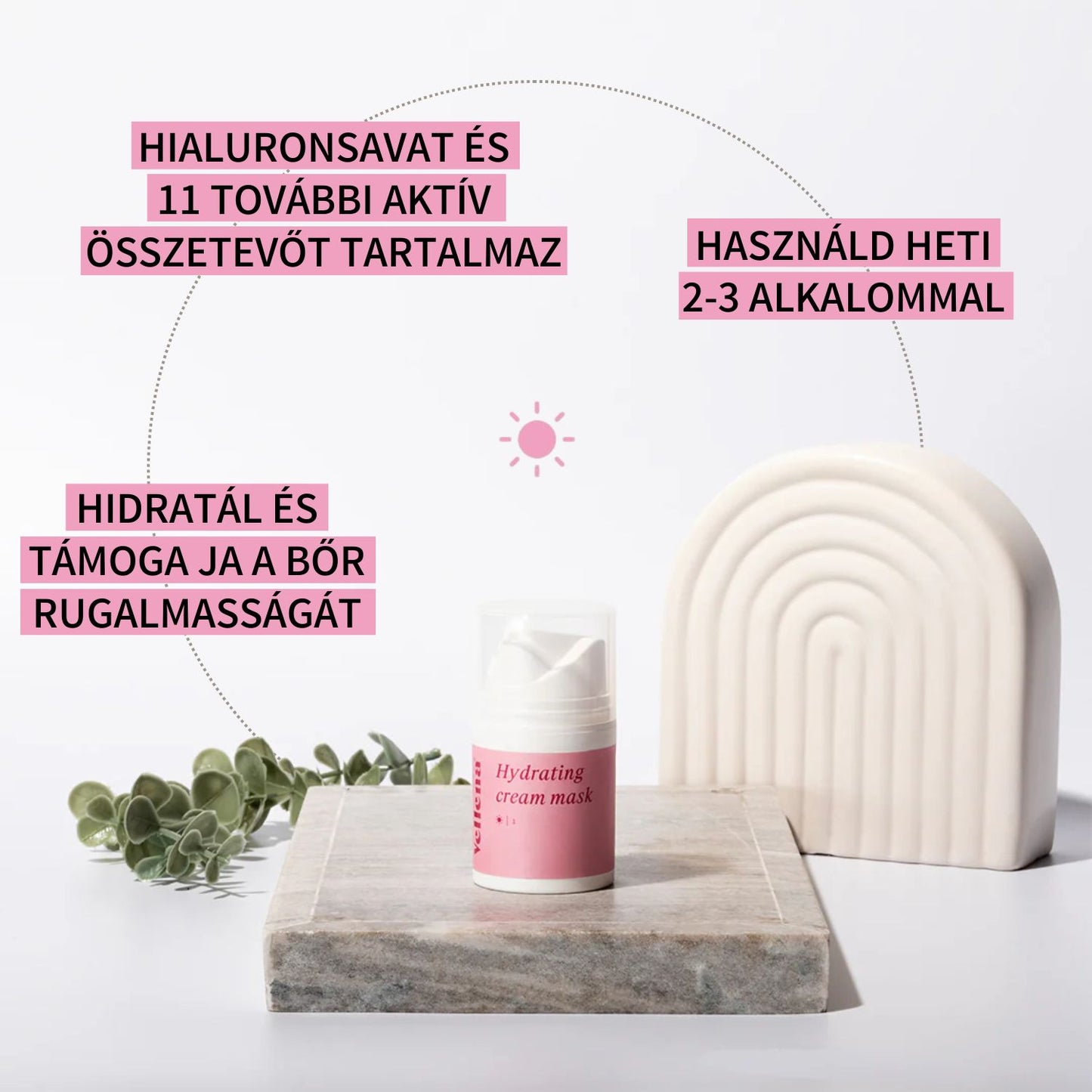 Krémes maszk az arcbőr hidratálásához 50ml | Vellena